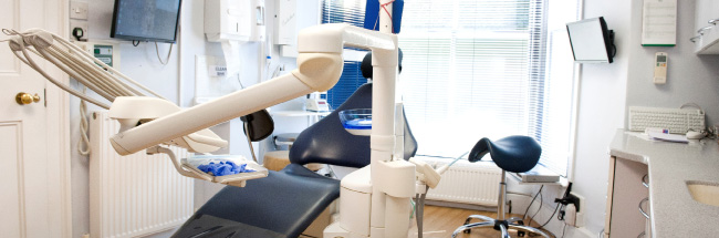 Treatment room at Brixham Dental Practice